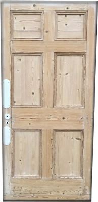 stripped door