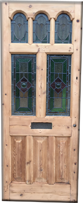 restored door